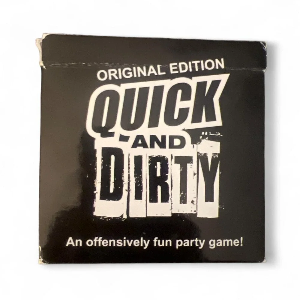 Quick & Dirty Original Edition Adult Party Card Game 17+